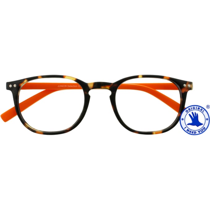 Leesbril I Need You Junior Selection +1.50 dpt bruin - oranje