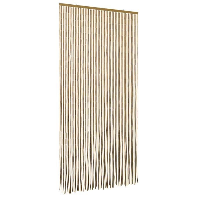 vidaXL - Insect - Deur - Gordijn - Meerkleurig - 100 - x - 200 - cm - Bamboe