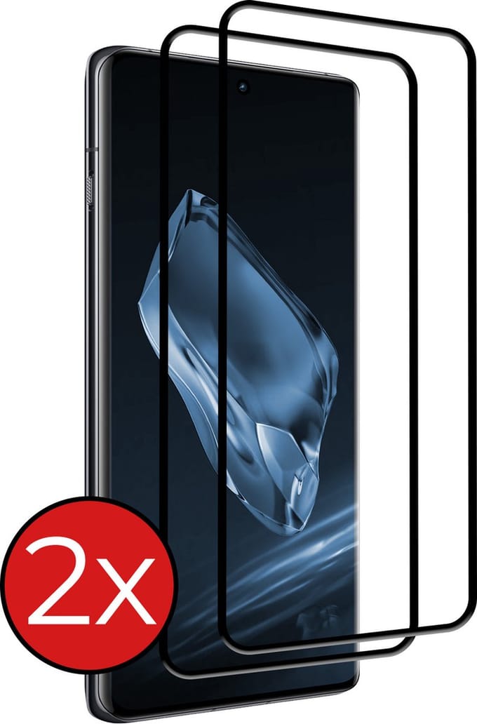 Screenprotector - 2 Stuks - Geschikt voor OnePlus 12 - Full Cover - Beschermglas - Gehard Glas - Tempered Glass - Screen Protector