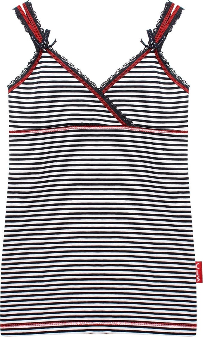 Claesen's Meisjes Onderhemd - Blauw - Maat 116/122