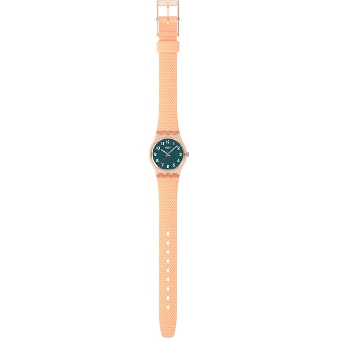 Swatch LADY PEACHY WEAVE Peachy Weave LO117 Oranje Dameshorloge, oranje