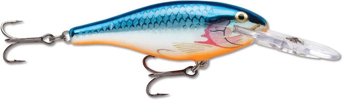 Visaas - Kunstaas - Zoetwater vissen - Balsa constructie - 9 cm 15 g - Zilverblauw