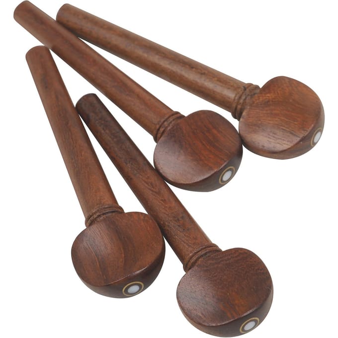 OUD Stemknoppen Mahonie Stemknoppen met Perzisch Oog Stemknoppenset voor Oud 12 stuks bruin