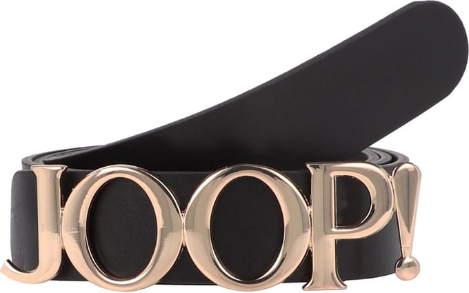 Joop! Riem Leer - Dames - 80 cm - black-gold