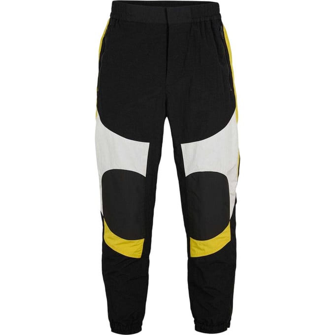 Boss Heren Srack Rechte Broek (Zwart/Geel)