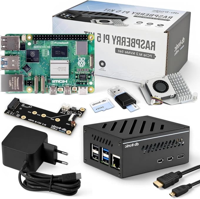 Mini Computer Kit - Mini PC - Thuisautomatisering - Actieve Koeling - 4GB RAM - Metaal