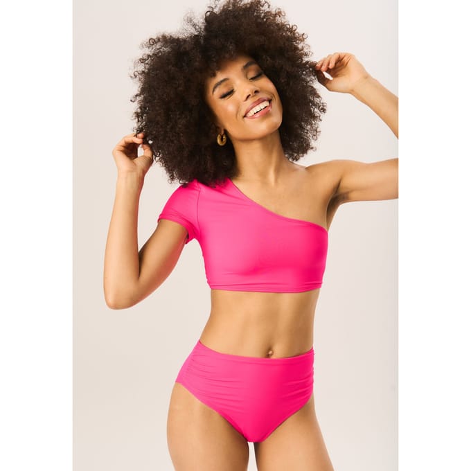 Bikinitopje met één schouder