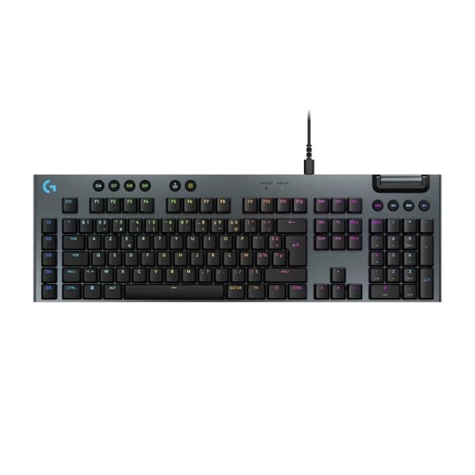 Logitech G915 X - 100% Full-size - Tactile - Gaming toetsenbord - Frans - Zwart