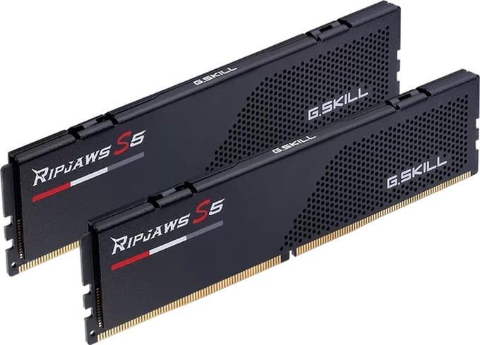 G.Skill Ripjaws S5 DDR5-6000 - 32GB - CL36 - Dual Channel (2 pcs) - Intel XMP - Zwart