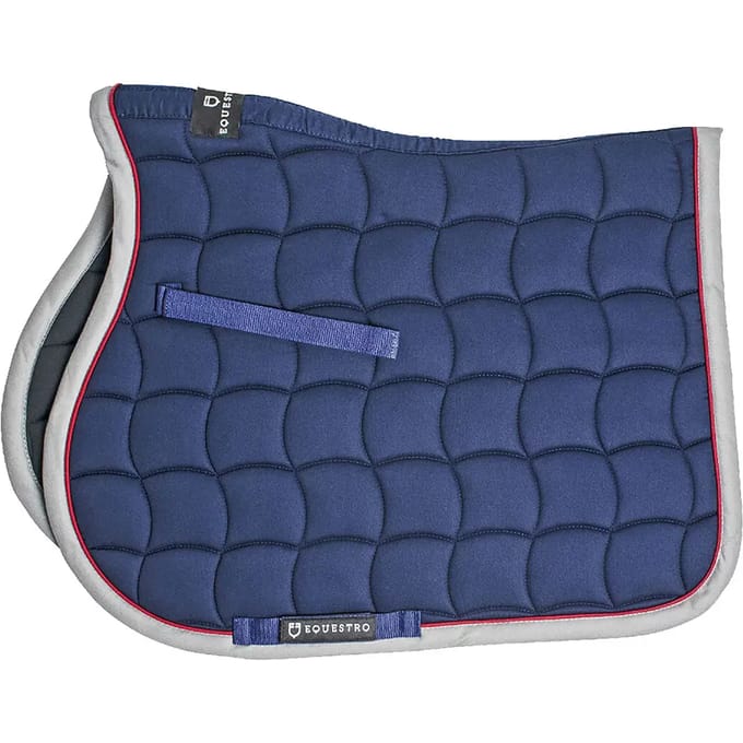 Springzadel met contrasterende bies voor paard Equestro