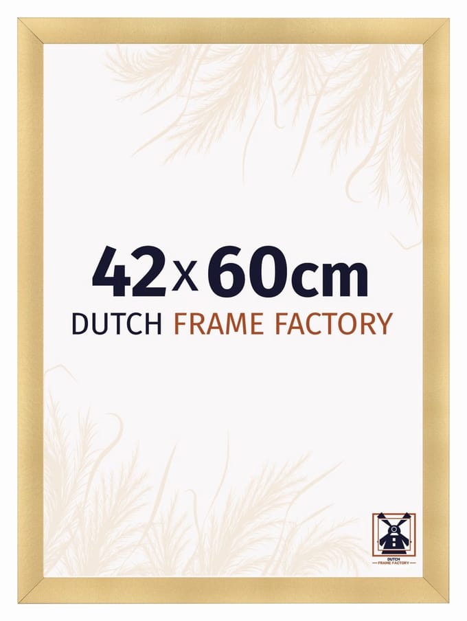 Fotolijst 42x60 cm - MDF - Goud Mat - Praag