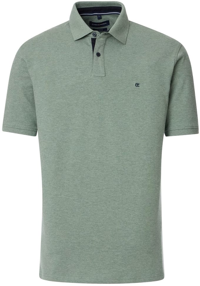 CASA MODA comfort fit heren polo - turquoise