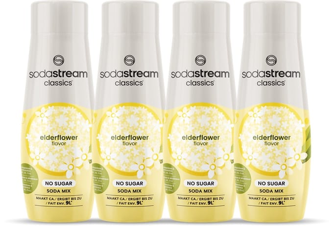 Sodastream Elderflower zero Siroop 4 x 440ml