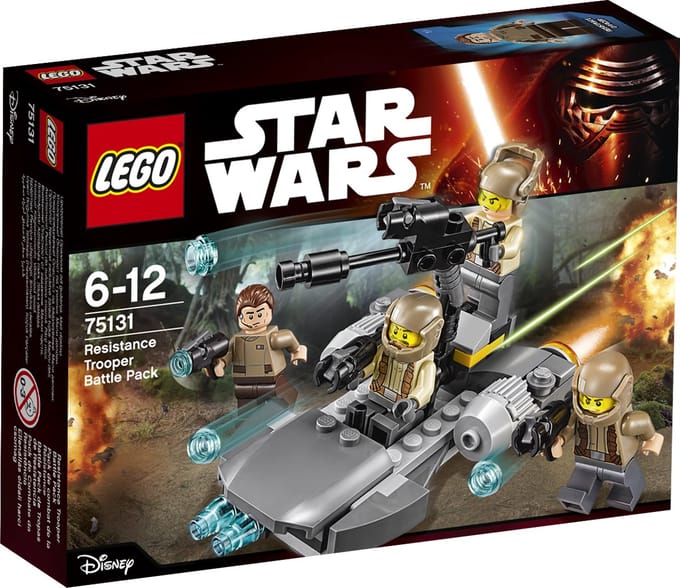 LEGO Star Wars Resistance Trooper Battle Pack 75131
