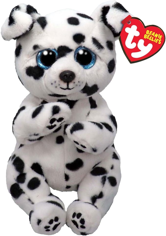 TY Beanie Babies Bellies Knuffel Dalmatiër Rowdy 15 cm