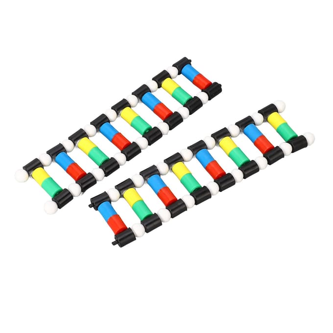 DNA Weergavemodel Dubbele Helix Structuur Moleculair Model Kit voor Biologisch Genetisch Gen Onderwijs black