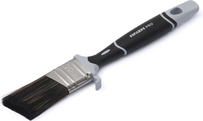 ANZA PRO Super Effective Softgrip Platte kwast - Schuin - TEST - 35 mm