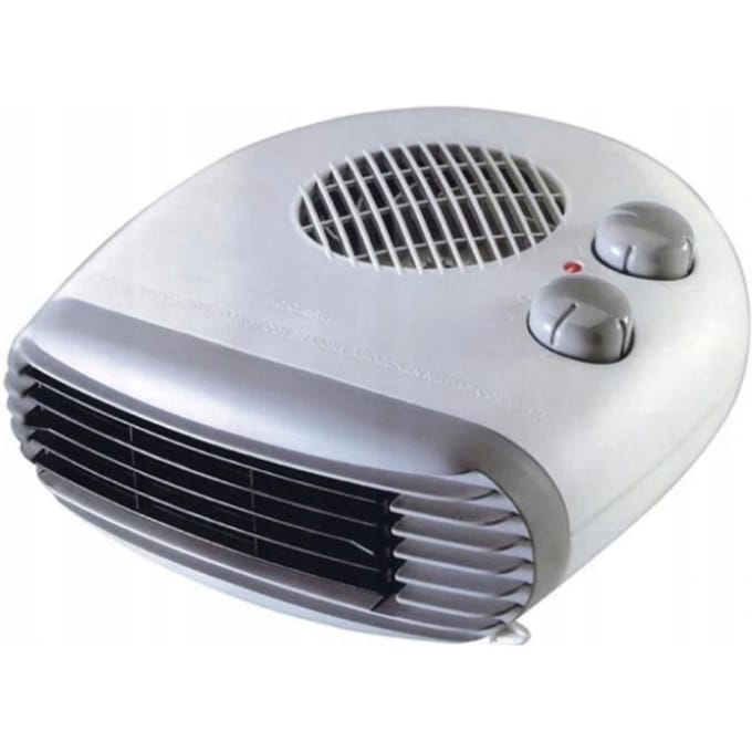 Liggende ventilator met 2000W thermostaat