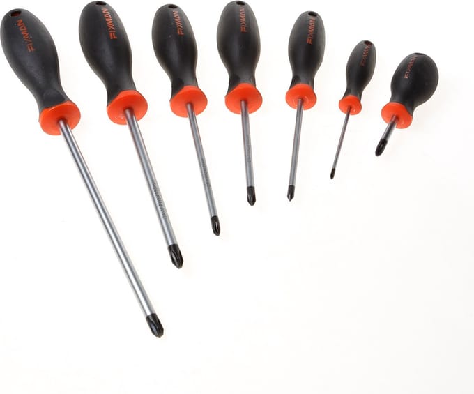 Fixman schroevendraaierset PH 7-delig
