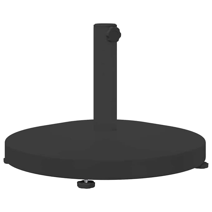 vidaXL - Parasolvoet - 24.6 - kg - Zwart - Rond