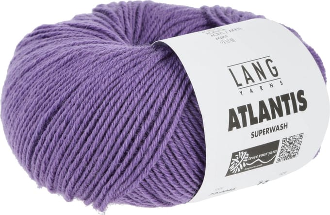 Lang Yarns Atlantis - 46 lichtpaars - Wol/Acryl-Mix Garen