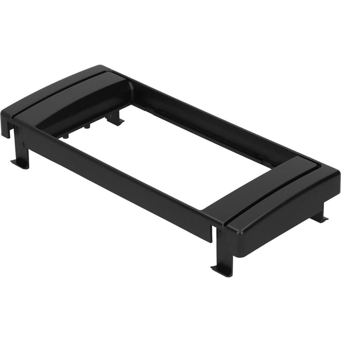 Garniture de façade audio de commande centrale 2Din Cadre de panneau de navigation Accessoire intérieur Adapté pour Série 5 E39 X5 E53 black