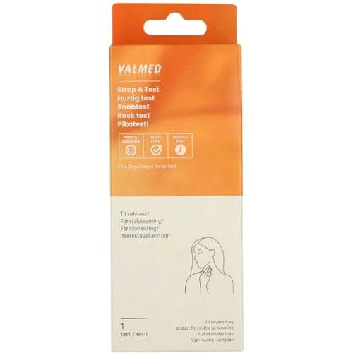 Valmed Strep A Test (halsbet&aelig;ndelse) 1 st