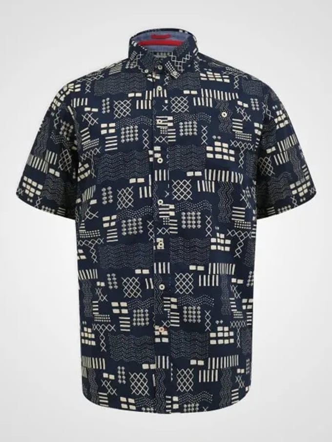 Duke 555 Rick Overhemd Printed Big Size 2XL