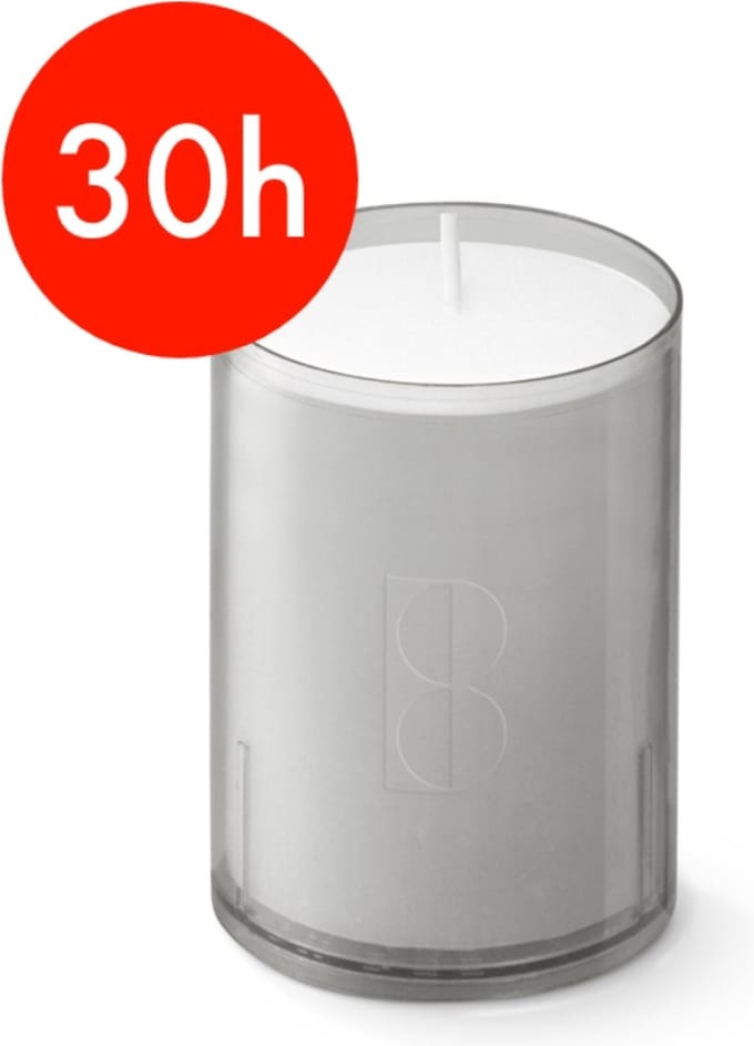 Bolsius - Horeca Relight - Navulling - 64/52 - 80 stuks per verpakking - Grijs