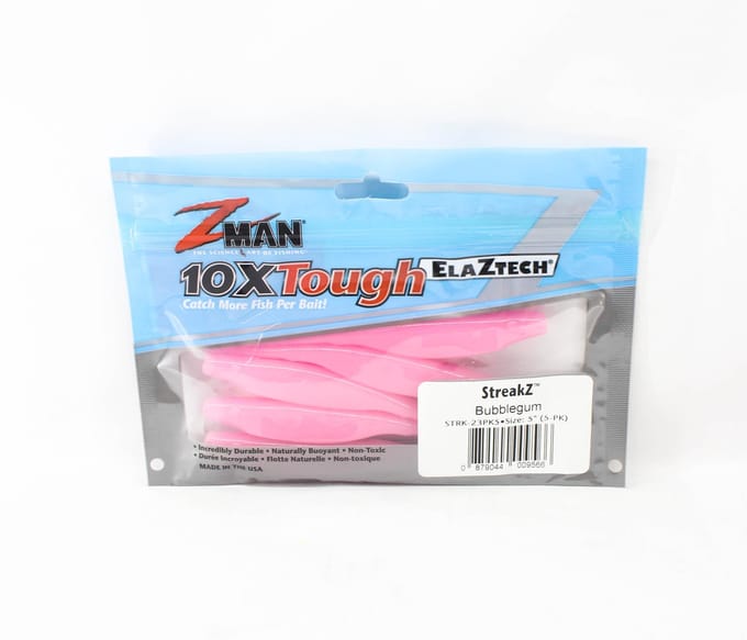 Zman Soft Lure StreakZ 5 Inch 5/Pack Kauwgom (9566)