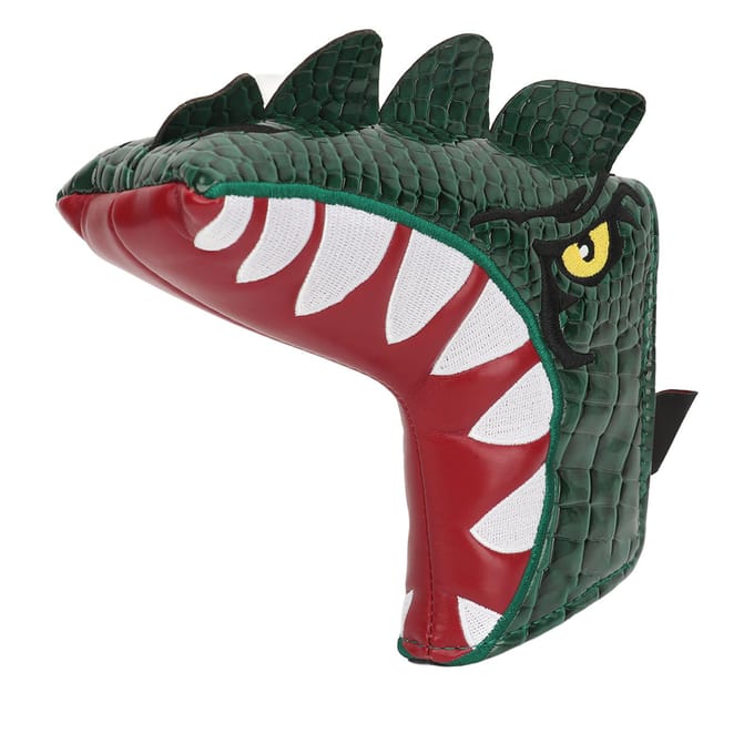 Dinosaurusvormige Golfputter Hoes Headcover Golf Blad Putter Cover PU Waterdichte Stof Zacht gray