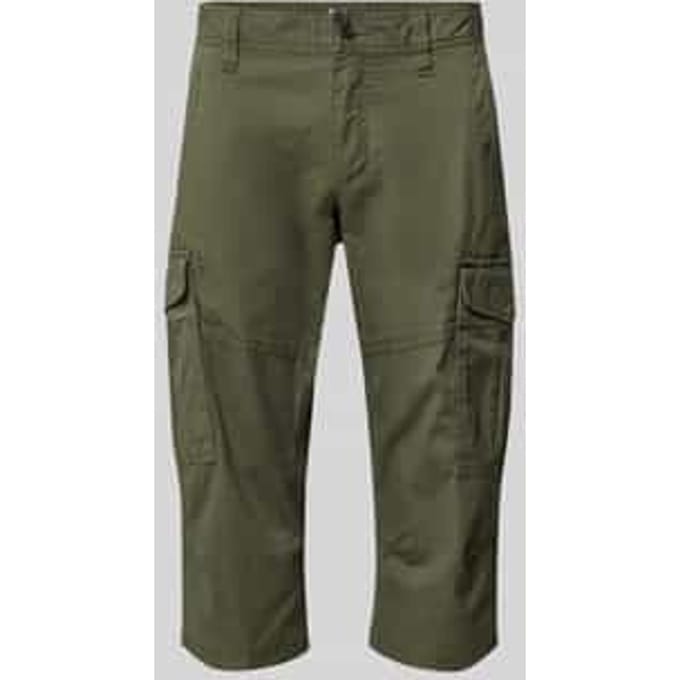 relaxed fit cargoshorts van katoenmix