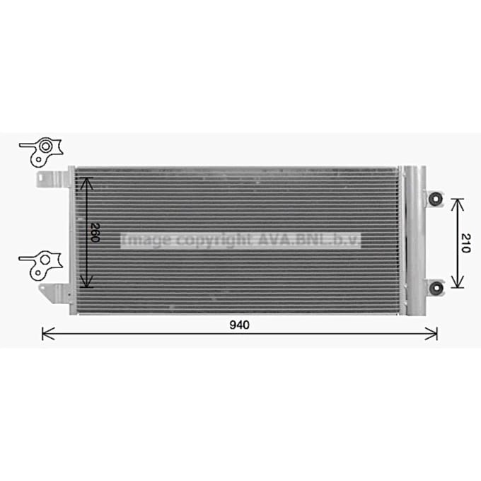 Condensator, airconditioning HIGHWAY AUTOMOTIVE MN5151D