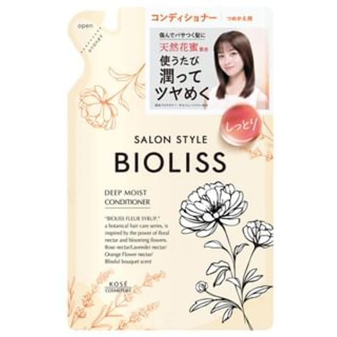 Kose - Bioliss Fleur Syrup Deep Moist Conditioner Refill 330ml