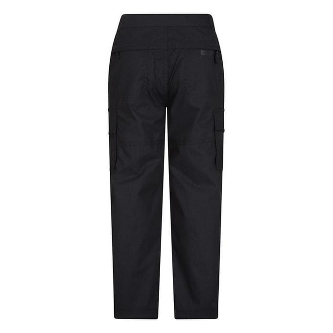 Mountain Warehouse Lichtgewicht Cargo Broek voor kinderen/Kinderen (Zwart)