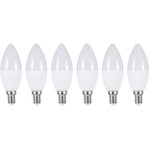 LIVARNO Set van 6 LED-lampen (Kaars E14)