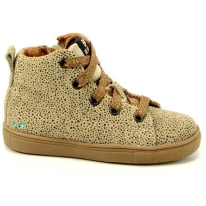 Luca Louw Hoge Sneakers Meisjes Taupe