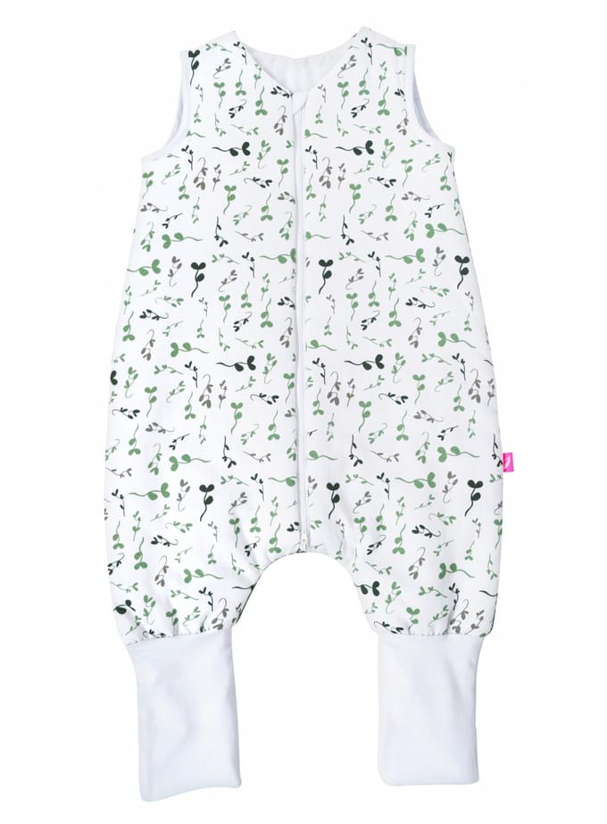 Omslagdoek met voeten TOG 2 (1,5-2,5 jaar) Groene Bladeren