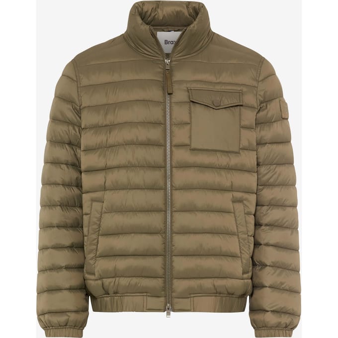 Brax Heren Jas  Style BRAD khaki Groen Khaki, groen - khaki, maat M