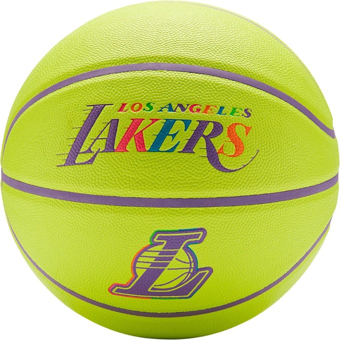 Wilson Basketbal NBA LA Lakers Neon Maat 7