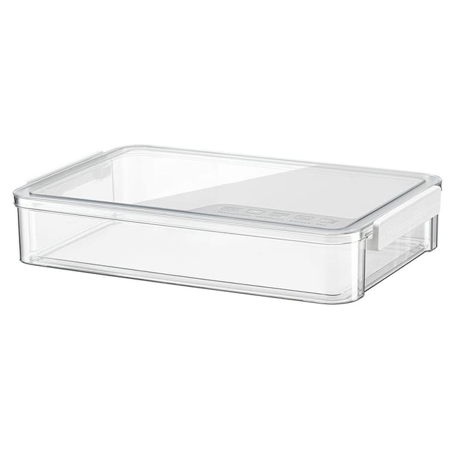 Project Case Grote Capaciteit PET ABS Zichtbaar Ladeontwerp Document Opbergdoos voor Kantoor School White Large white