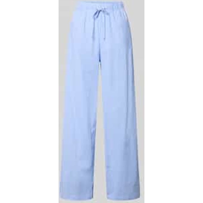 loose fit wijdte broek van puur katoen model 'AUGUSTA'