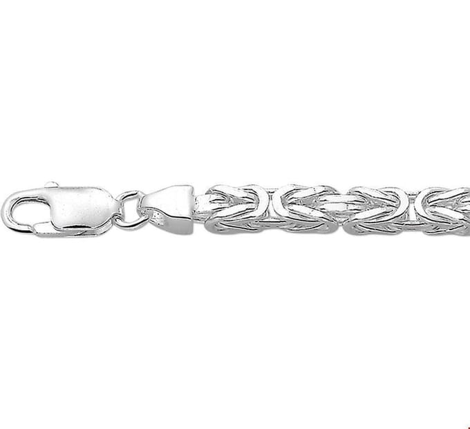 Zilveren Collier konings 5 1013295 60 cm