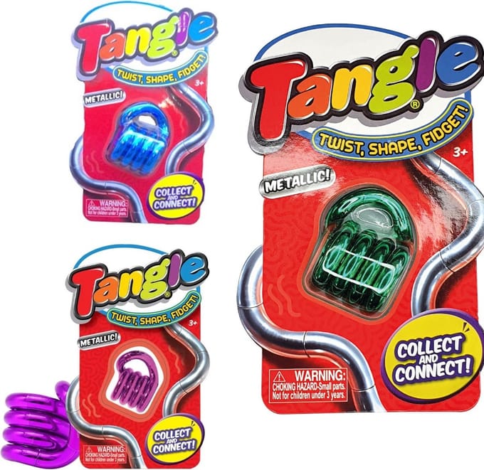 Tangle Metallic - Fidget Toy met Twist Shape - Antistress & Leerhulpmiddel