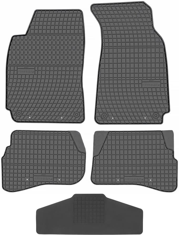 Max-Dywanik Prismat Set - Rubbermatten Plus Tunnelbescherming - Volkswagen Passat B5 1996-2005