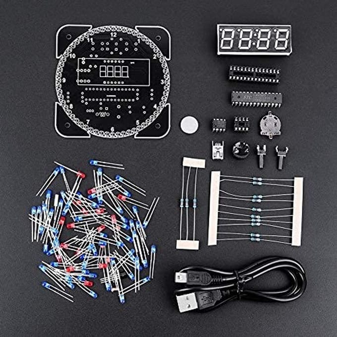 Allecto - Digitale Led-Klok - Multifunctionele Temperatuurwekker
