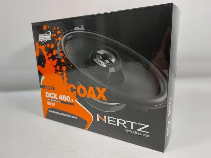 Hertz DCX 460.3 - Autospeaker - 4x6 inch ovale speaker - 80 Watt - 2 weg coaxiale luidsprekers