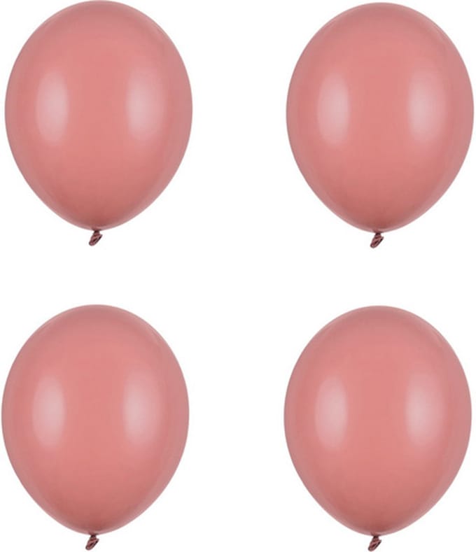 Partydeco - Ballonnen latex - Wild Rose 27 cm (100 stuks)