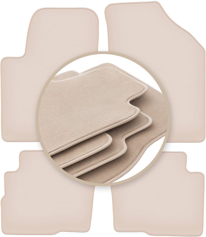 PREMIUM beige vloermatten voor: Kia Soul I crossover 2009-2013