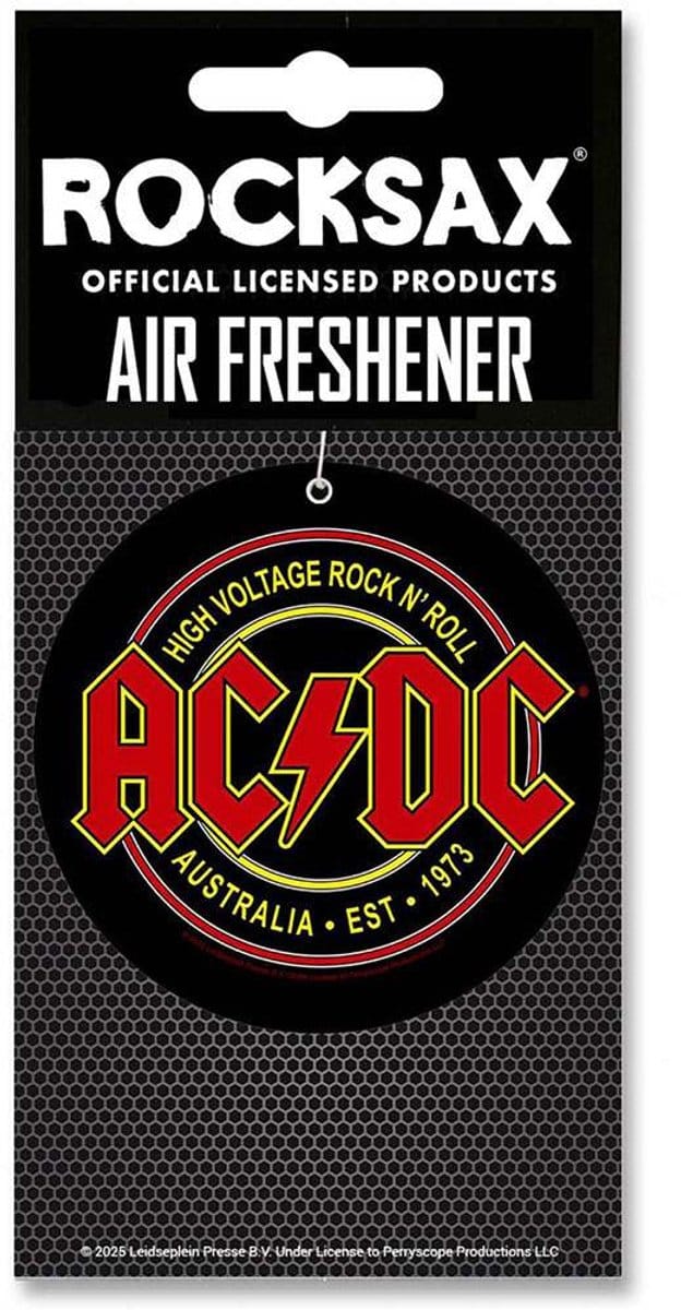 Rocksax AC/DC - High Voltage Luchtverfrisser - Multicolours